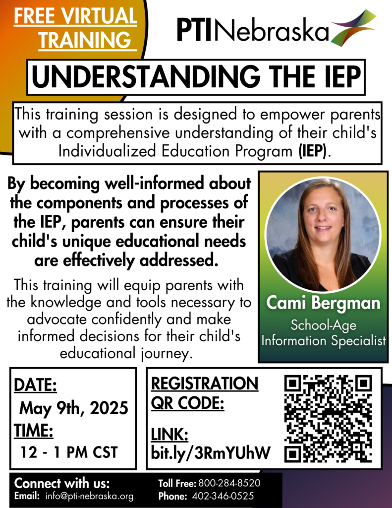 Understanding the IEP: Virtual Zoom Training @ Virtual Training