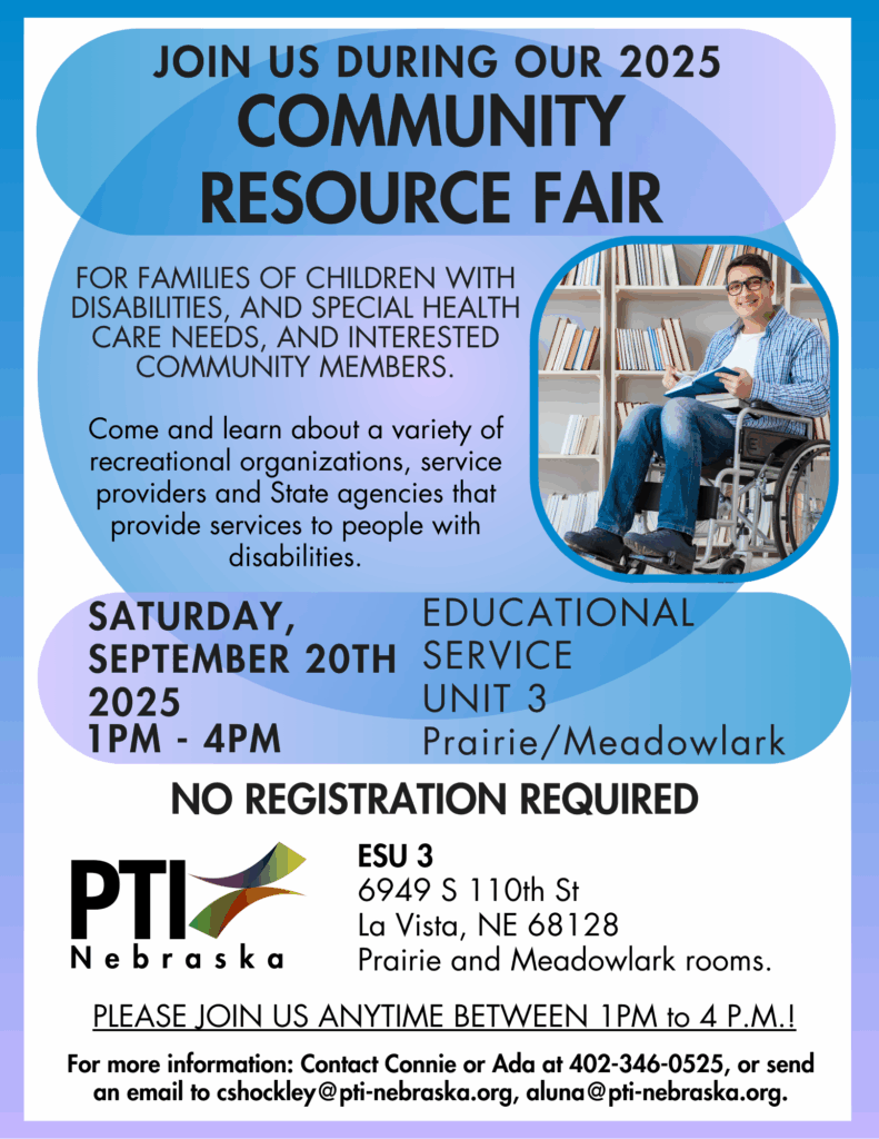 2025 Community Resource Fair/FERIA DE RECURSOS COMUNITARIOS @ ESU 3 - Prairie and Meadowlark rooms.